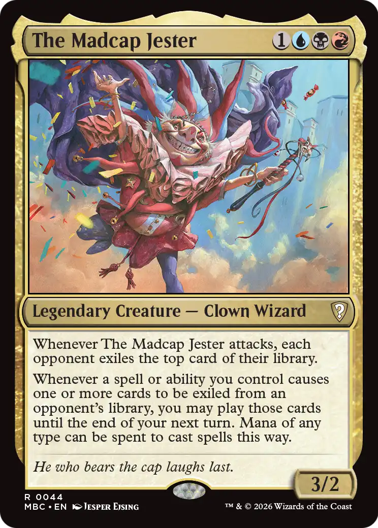 The Madcap Jester [Mystery Booster: Commander Edition] | Game Master's Emporium (The New GME)