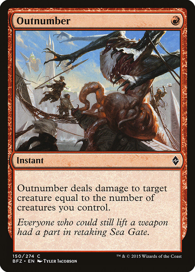 Outnumber [Battle for Zendikar] | Game Master's Emporium (The New GME)