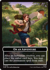 On an Adventure // Enduring Story Double Sided Token [The Hobbit Tokens] | Game Master's Emporium (The New GME)