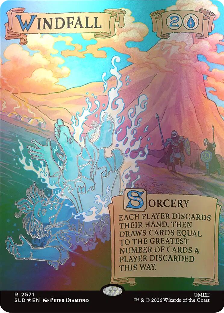 Windfall (2571) (Out Of Sight Foil) [Secret Lair Drop Series] | Game Master's Emporium (The New GME)