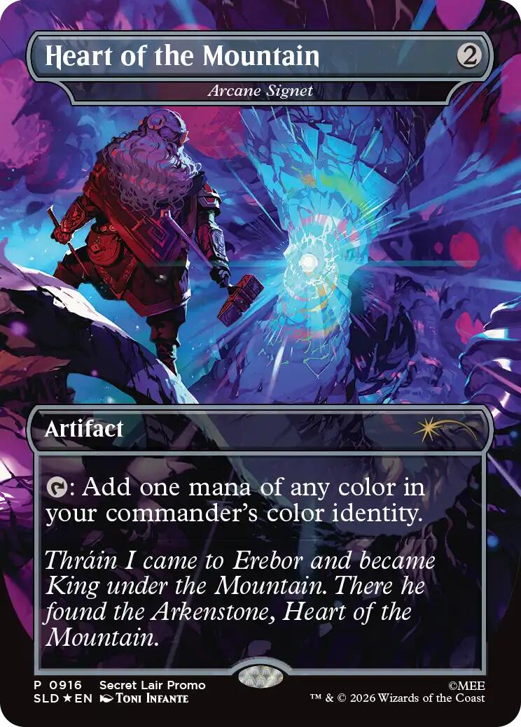 Heart of the Mountain - Arcane Signet [Secret Lair Drop Series] | Game Master's Emporium (The New GME)