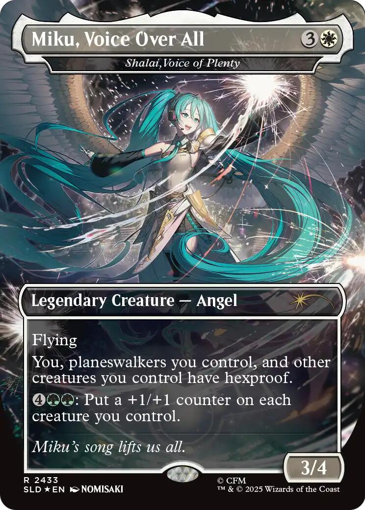 Miku, Voice Over All - Shalai, Voice of Plenty [Secret Lair Drop Series] | Game Master's Emporium (The New GME)