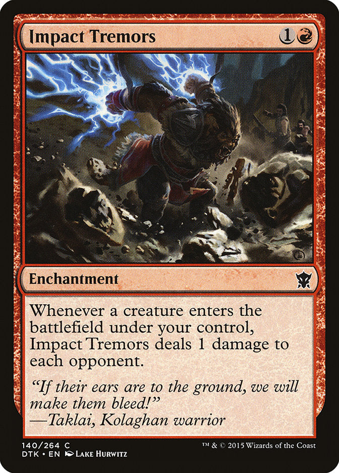 Impact Tremors [Dragons of Tarkir] | Game Master's Emporium (The New GME)