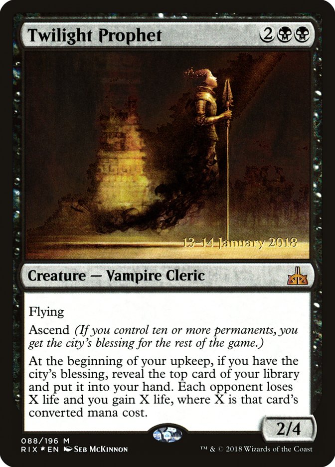 Twilight Prophet [Rivals of Ixalan Prerelease Promos] | Game Master's Emporium (The New GME)