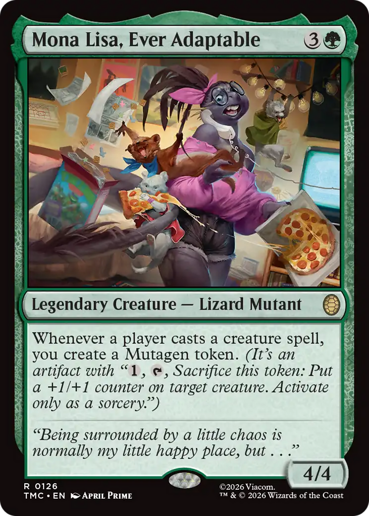 Mona Lisa, Ever Adaptable [Teenage Mutant Ninja Turtles Commander] | Game Master's Emporium (The New GME)
