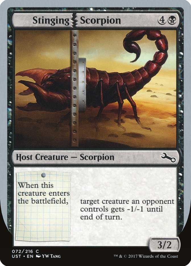 Stinging Scorpion [Unstable] | Game Master's Emporium (The New GME)