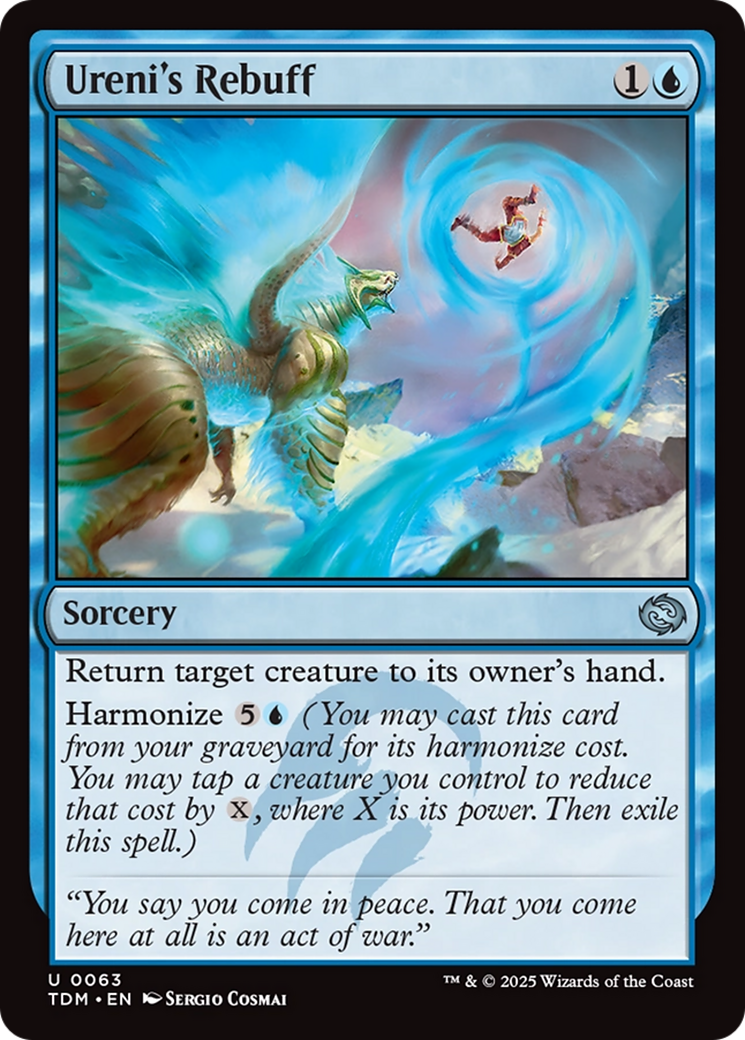 Ureni's Rebuff [Tarkir: Dragonstorm] | Game Master's Emporium (The New GME)