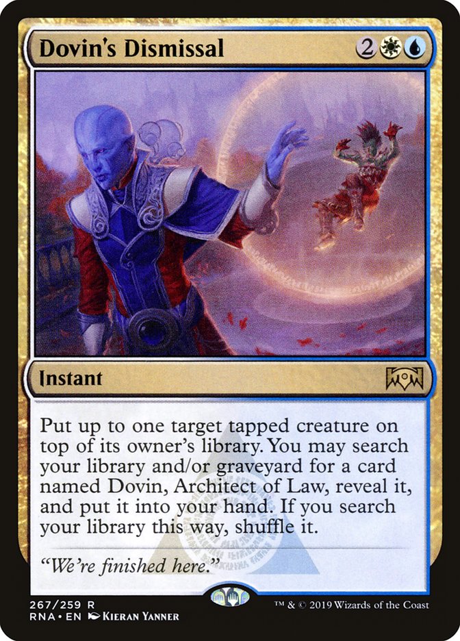 Dovin's Dismissal [Ravnica Allegiance] | Game Master's Emporium (The New GME)