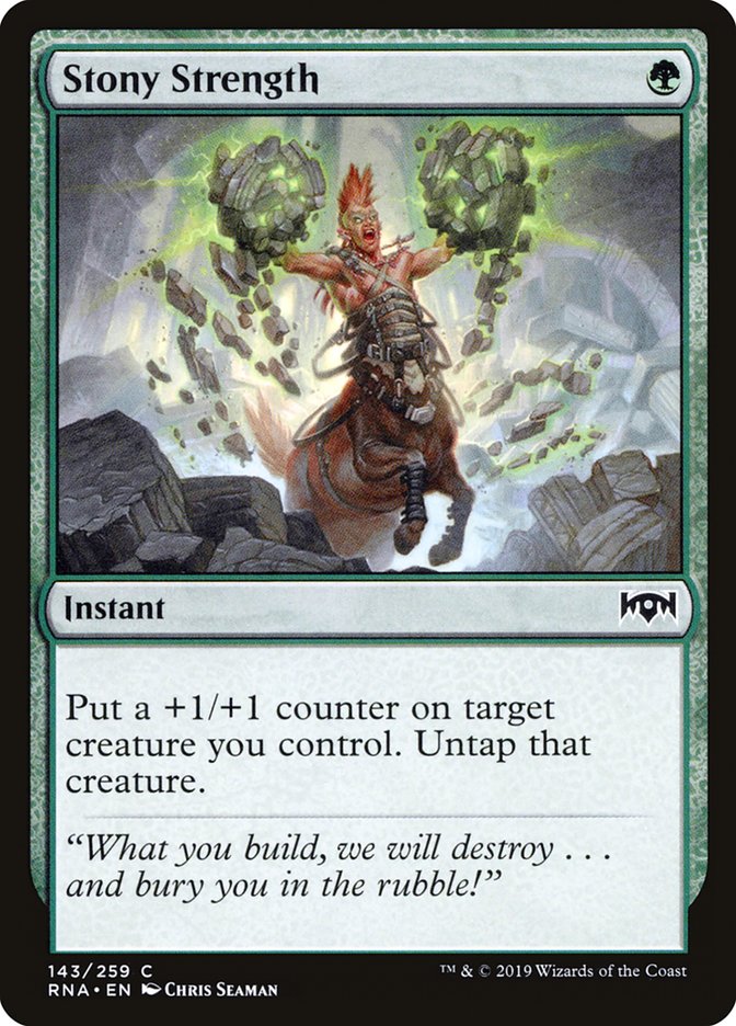 Stony Strength [Ravnica Allegiance] | Game Master's Emporium (The New GME)