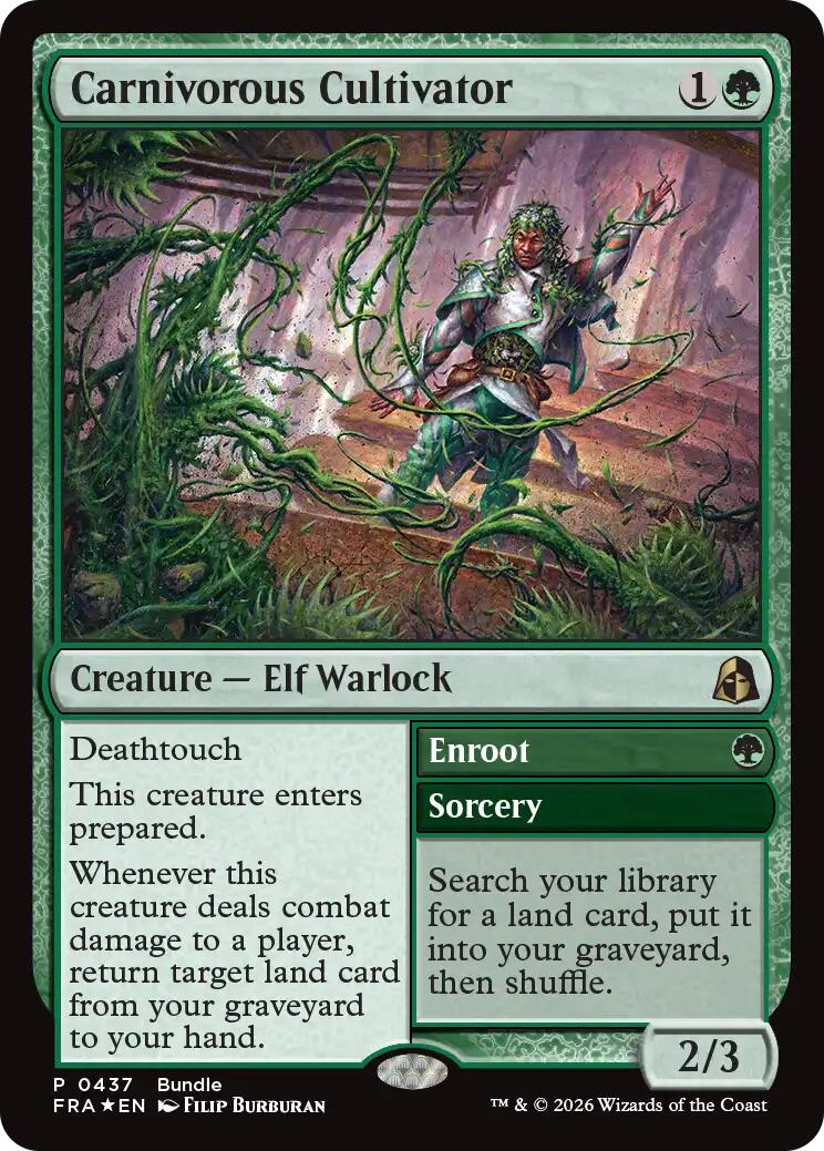Carnivorous Cultivator (Bundle) [Reality Fracture Promos] | Game Master's Emporium (The New GME)