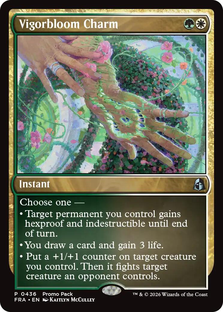 Vigorbloom Charm [Reality Fracture Promos] | Game Master's Emporium (The New GME)