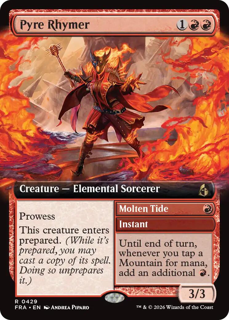 Pyre Rhymer (Extended Art) [Reality Fracture] | Game Master's Emporium (The New GME)