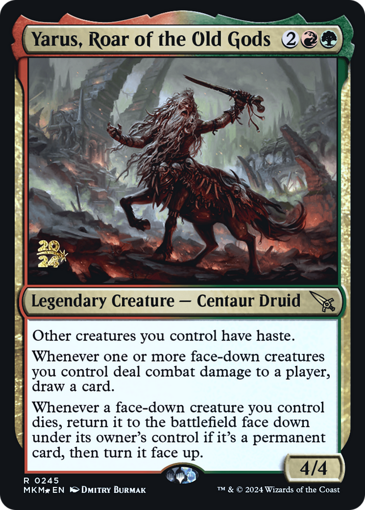 Yarus, Roar of the Old Gods [Murders at Karlov Manor Prerelease Promos] | Game Master's Emporium (The New GME)