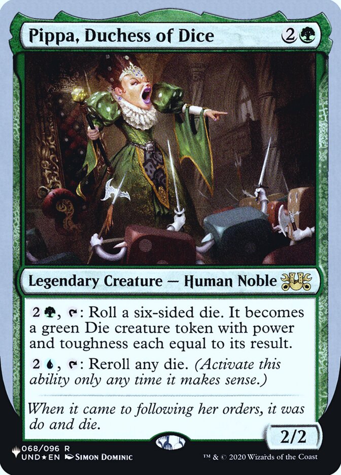 Pippa, Duchess of Dice (Unfinity Foil Edition) [The List] | Game Master's Emporium (The New GME)