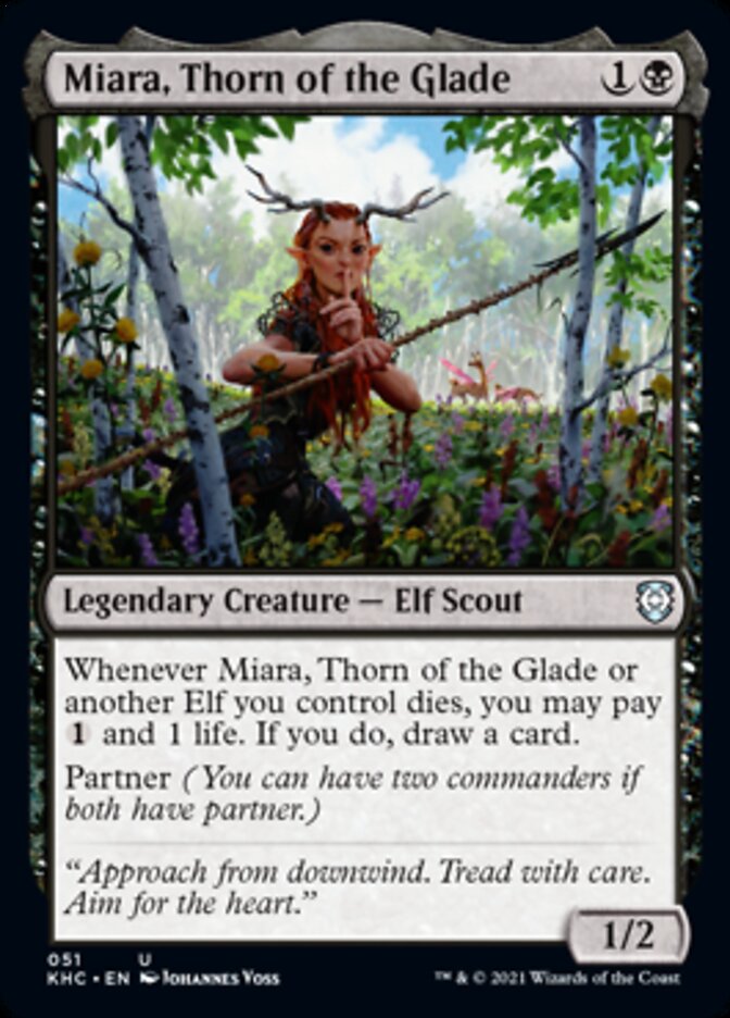 Miara, Thorn of the Glade [Kaldheim Commander] | Game Master's Emporium (The New GME)