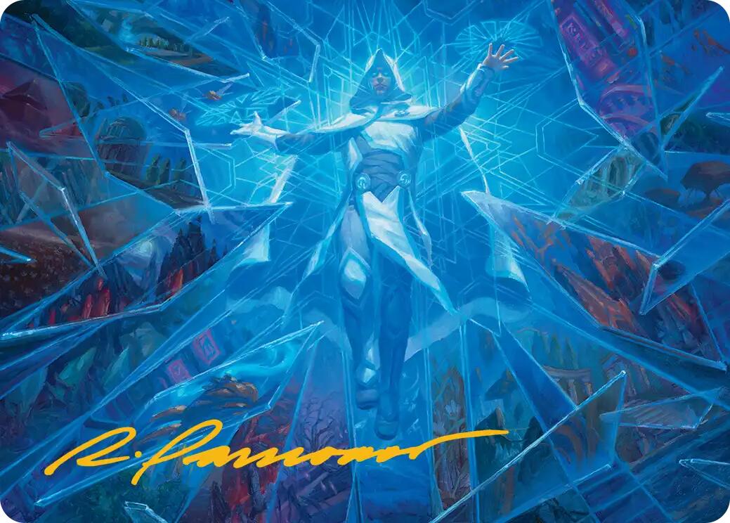 Overwrite the Multiverse Art Card (Gold-Stamped Signature) [Reality Fracture Art Series] | Game Master's Emporium (The New GME)