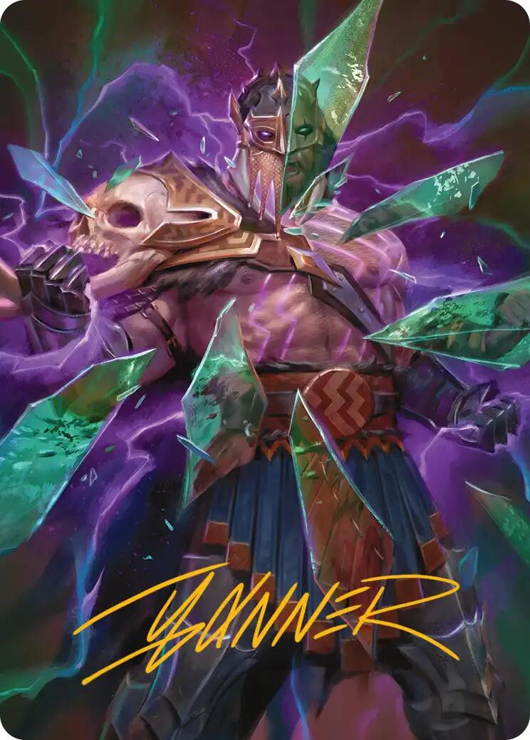 Rise of the Deathbringer Art Card (Gold-Stamped Signature) [Reality Fracture Art Series] | Game Master's Emporium (The New GME)