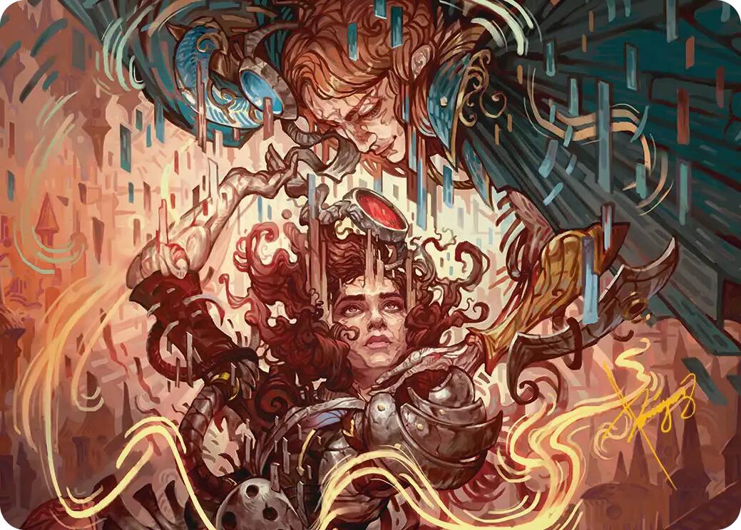 Identity Echo Art Card (Gold-Stamped Signature) [Reality Fracture Art Series] | Game Master's Emporium (The New GME)