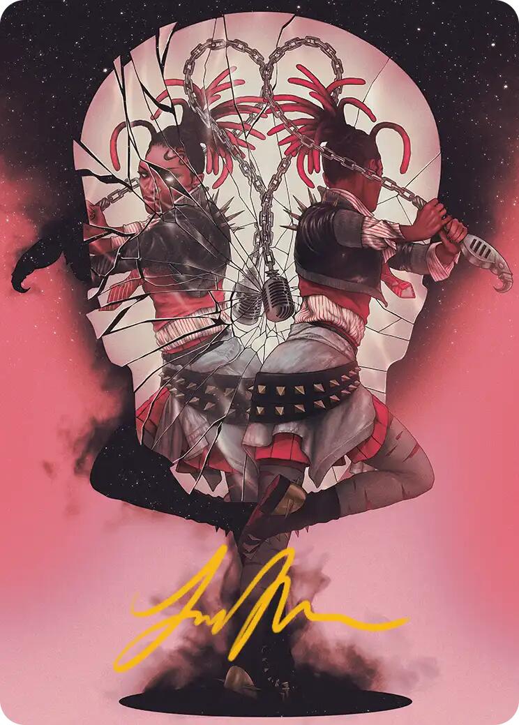 Face Yourself Art Card (Gold-Stamped Signature) [Reality Fracture Art Series] | Game Master's Emporium (The New GME)