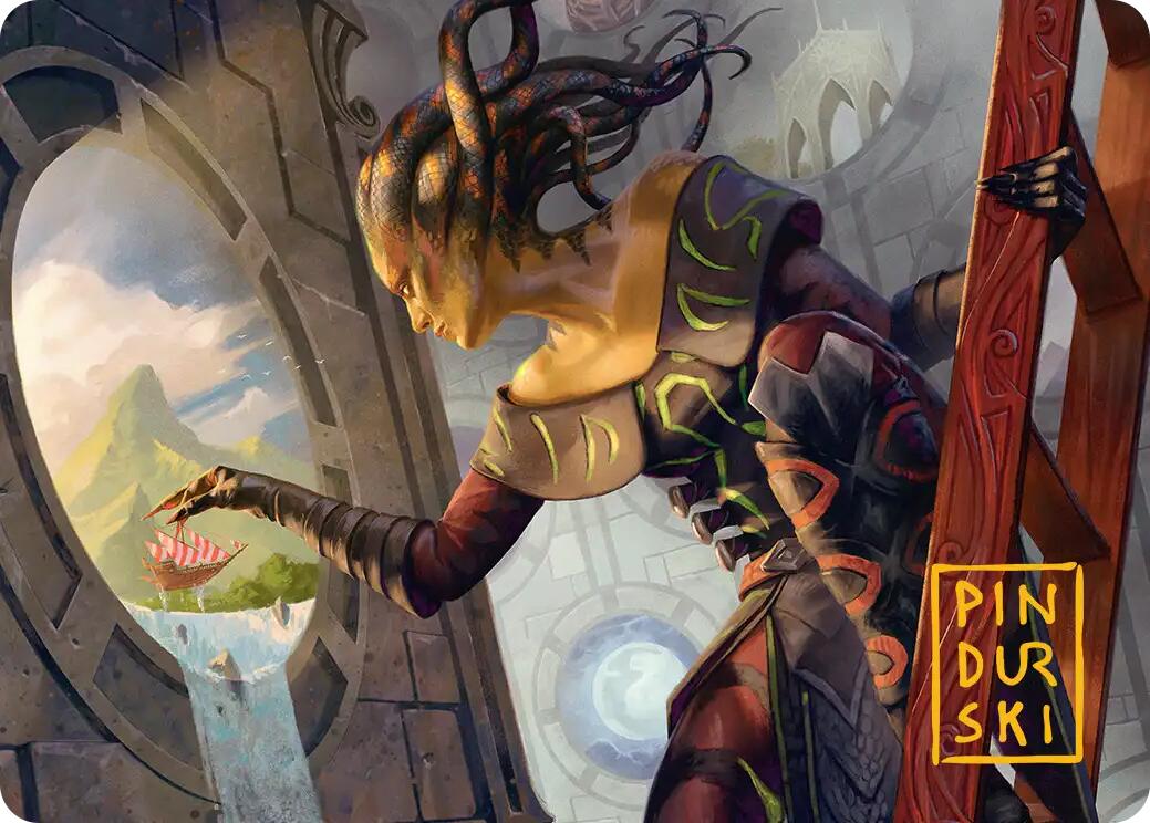 Something Worth Saving Art Card (Gold-Stamped Signature) [Reality Fracture Art Series] | Game Master's Emporium (The New GME)