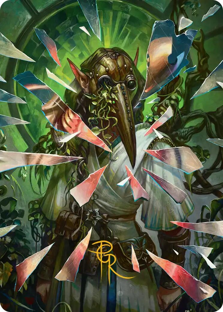 Simulacrum Shaper Art Card (Gold-Stamped Signature) [Reality Fracture Art Series] | Game Master's Emporium (The New GME)