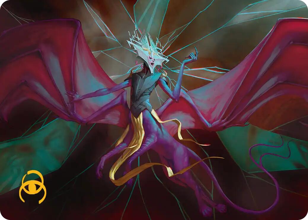 Ingris Stingerquill Art Card (Gold-Stamped Signature) [Reality Fracture Art Series] | Game Master's Emporium (The New GME)