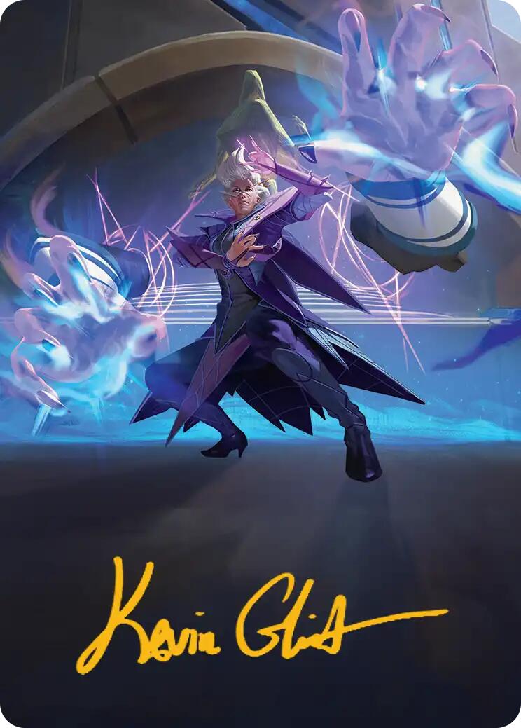 Null Summoner Art Card (Gold-Stamped Signature) [Reality Fracture Art Series] | Game Master's Emporium (The New GME)