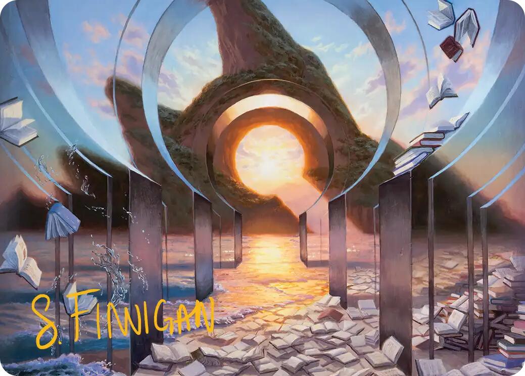 Deserted Beach Art Card (Gold-Stamped Signature) [Reality Fracture Art Series] | Game Master's Emporium (The New GME)
