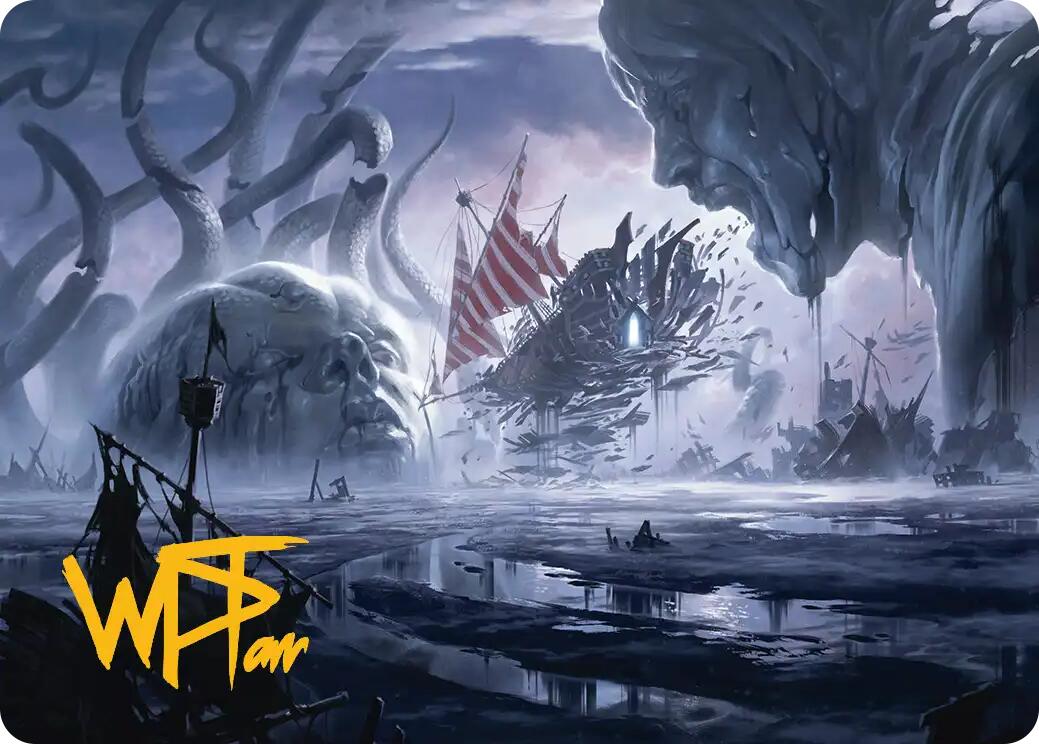 Shipwreck Marsh Art Card (Gold-Stamped Signature) [Reality Fracture Art Series] | Game Master's Emporium (The New GME)