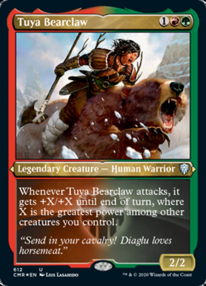 Tuya Bearclaw (Etched) [Commander Legends] | Game Master's Emporium (The New GME)