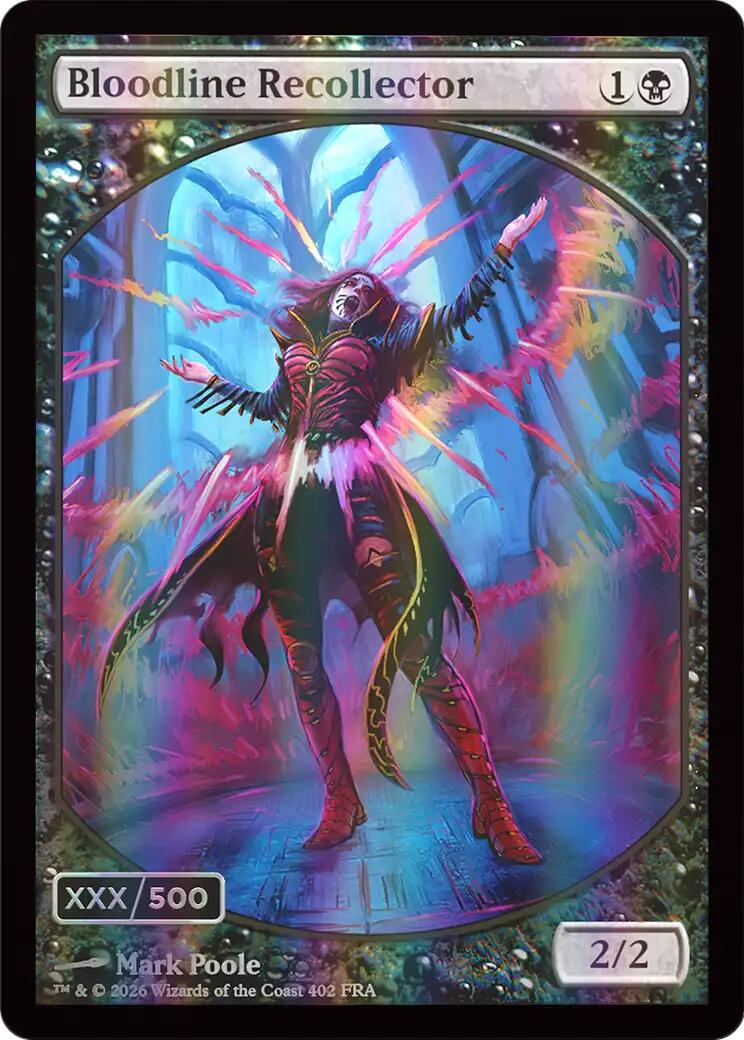 Bloodline Recollector (Retro Frame) (Serial Numbered) (Double Rainbow Foil) [Reality Fracture] | Game Master's Emporium (The New GME)