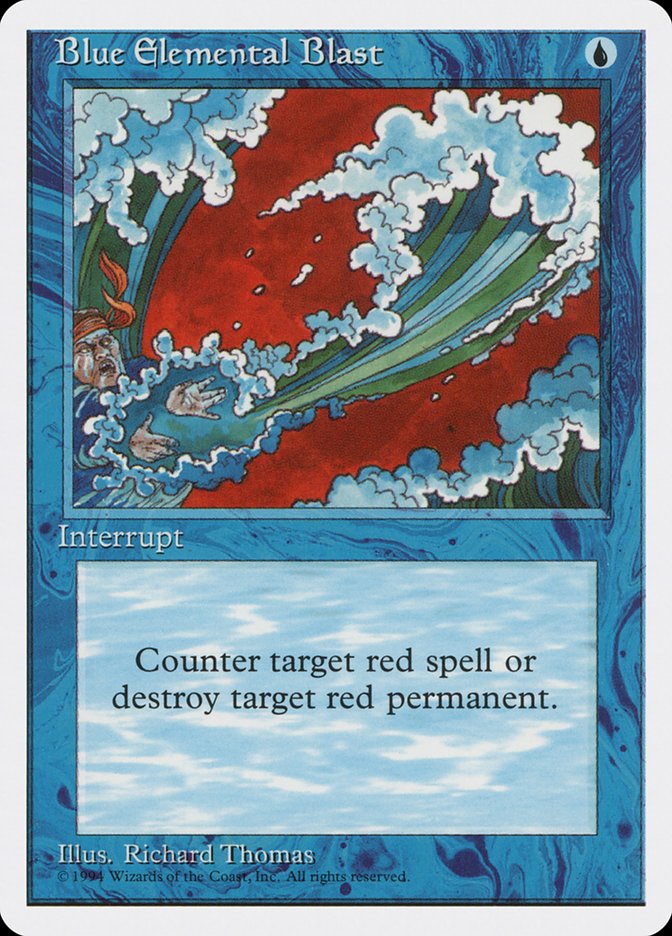 Blue Elemental Blast [Media Promos] | Game Master's Emporium (The New GME)