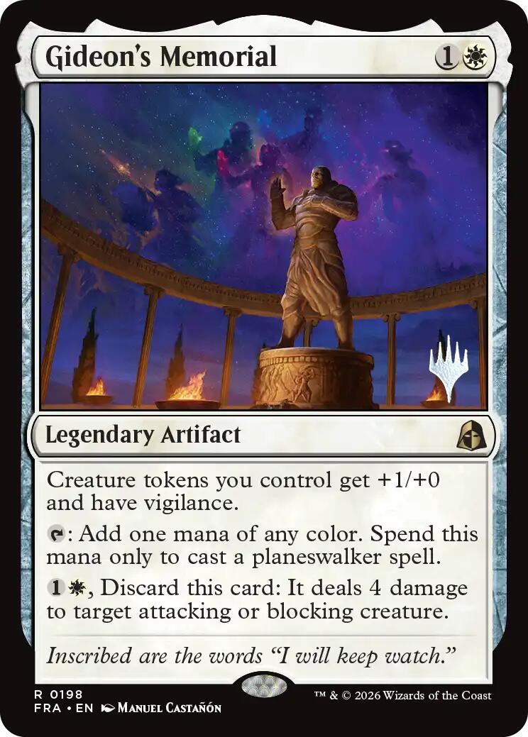 Gideon's Memorial [Reality Fracture Promos] | Game Master's Emporium (The New GME)