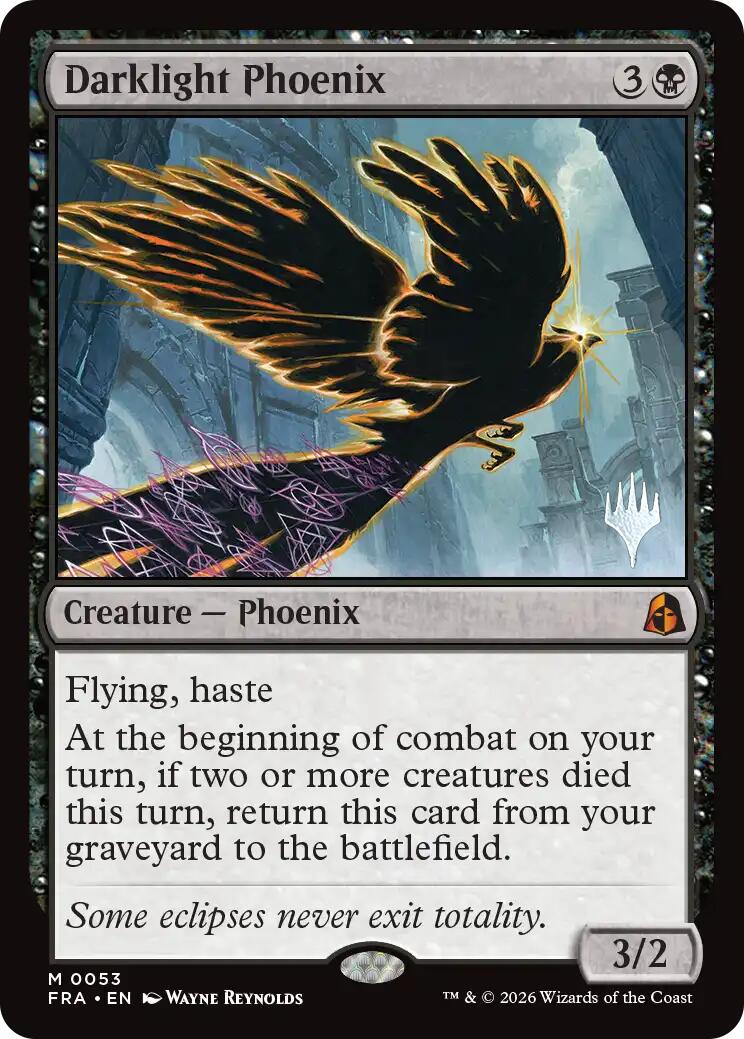 Darklight Phoenix [Reality Fracture Promos] | Game Master's Emporium (The New GME)