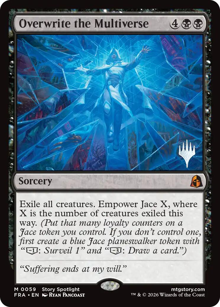 Overwrite the Multiverse [Reality Fracture Promos] | Game Master's Emporium (The New GME)