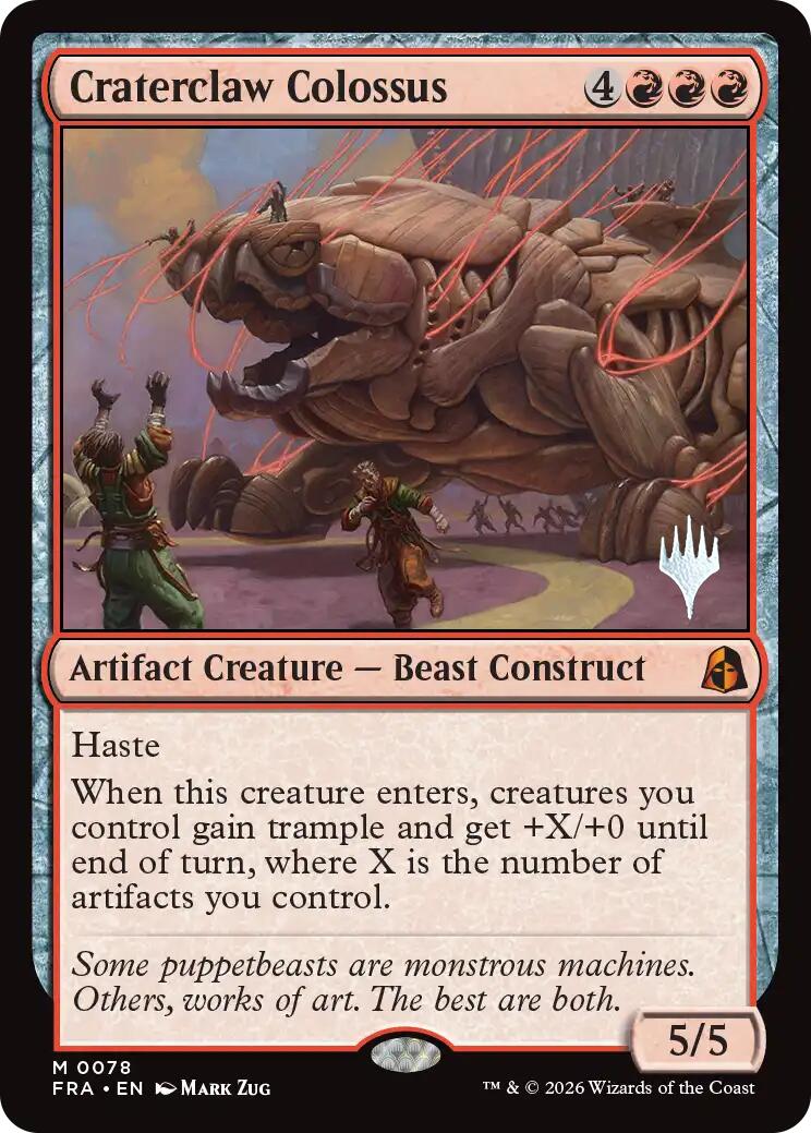 Craterclaw Colossus [Reality Fracture Promos] | Game Master's Emporium (The New GME)
