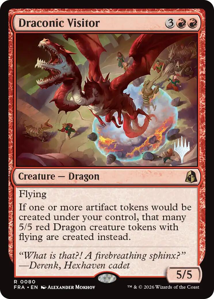 Draconic Visitor [Reality Fracture Promos] | Game Master's Emporium (The New GME)