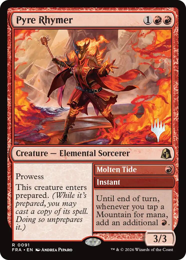 Pyre Rhymer [Reality Fracture Promos] | Game Master's Emporium (The New GME)