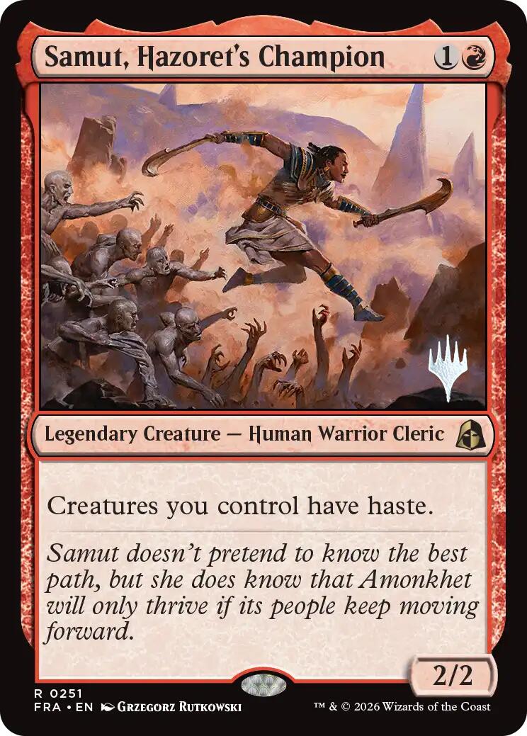 Samut, Hazoret's Champion [Reality Fracture Promos] | Game Master's Emporium (The New GME)