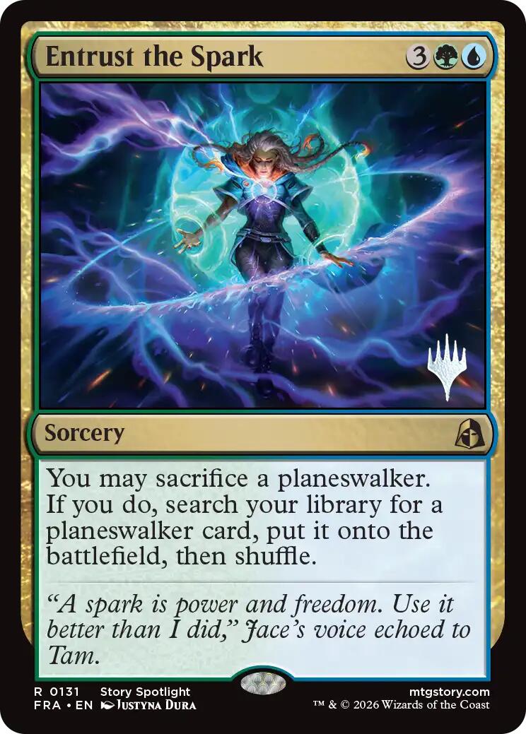 Entrust the Spark [Reality Fracture Promos] | Game Master's Emporium (The New GME)