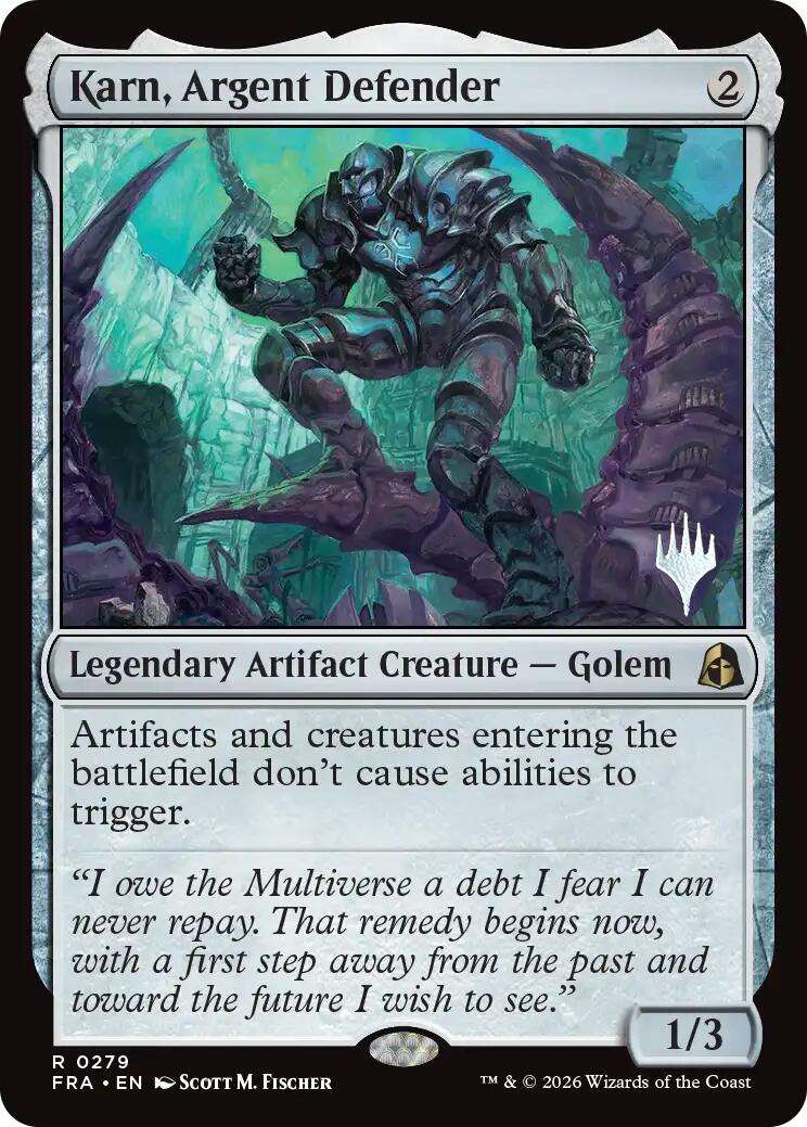 Karn, Argent Defender [Reality Fracture Promos] | Game Master's Emporium (The New GME)