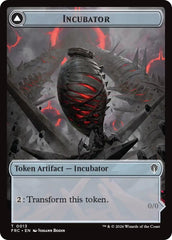 Phyrexian // Incubator Double-Sided Token [Reality Fracture Commander Tokens] | Game Master's Emporium (The New GME)