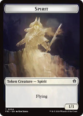Spirit // Jace Double-Sided Token [Reality Fracture Commander Tokens] | Game Master's Emporium (The New GME)