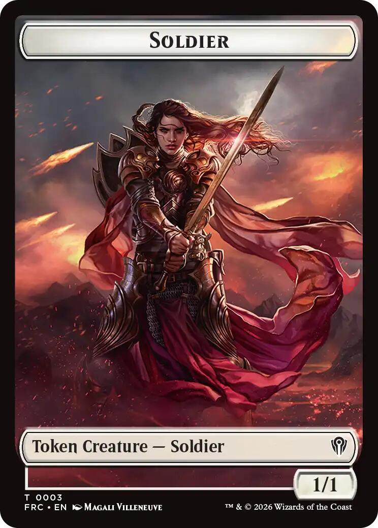 Soldier // Map Double-Sided Token [Reality Fracture Commander Tokens] | Game Master's Emporium (The New GME)