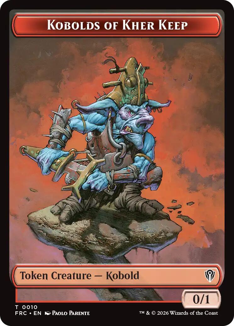 Kobolds of Kher Keep // Phyrexian Mite Double-Sided Token [Reality Fracture Commander Tokens] | Game Master's Emporium (The New GME)