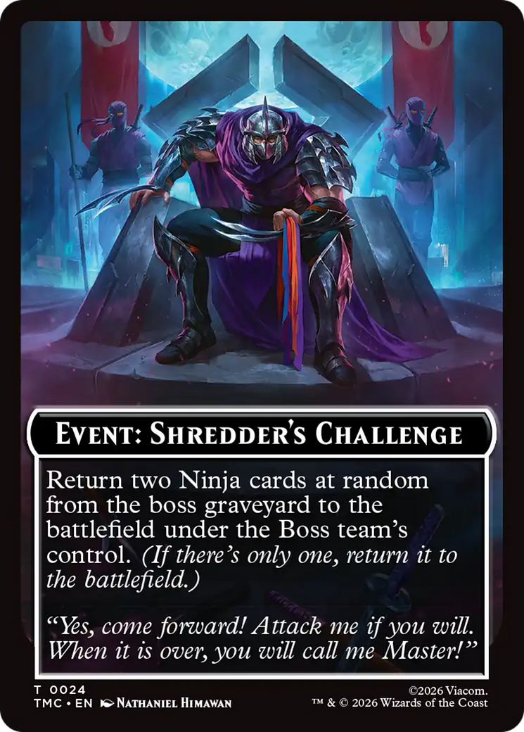 Event: Shredder's Challenge [Teenage Mutant Ninja Turtles Commander Tokens] | Game Master's Emporium (The New GME)