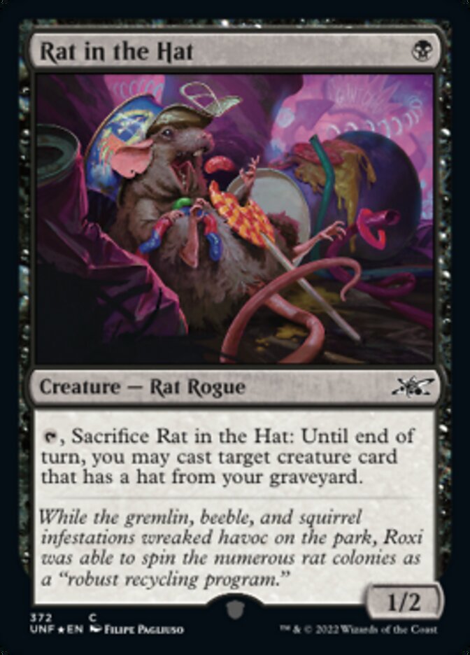 Rat in the Hat (Galaxy Foil) [Unfinity] | Game Master's Emporium (The New GME)