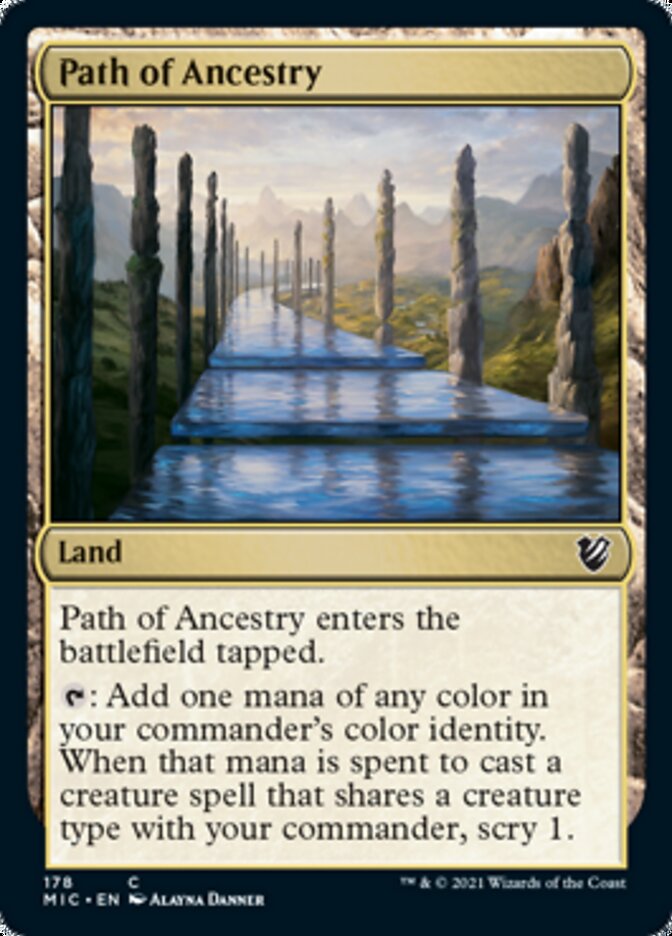 Path of Ancestry [Innistrad: Midnight Hunt Commander] | Game Master's Emporium (The New GME)