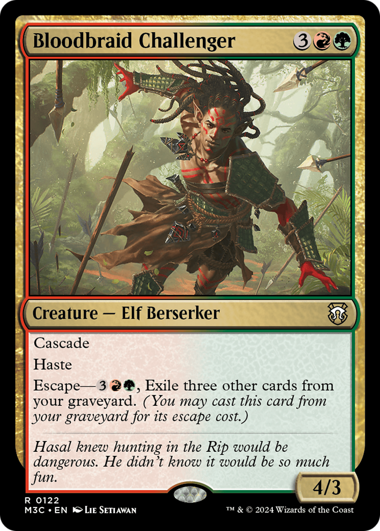 Bloodbraid Challenger [Modern Horizons 3 Commander] | Game Master's Emporium (The New GME)