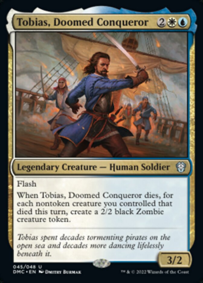 Tobias, Doomed Conqueror [Dominaria United Commander] | Game Master's Emporium (The New GME)